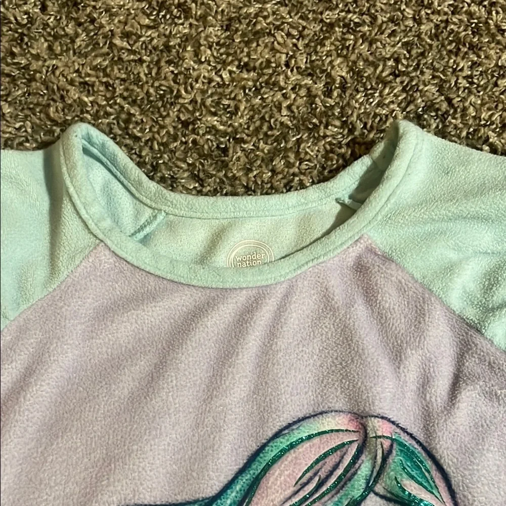 Wonder Nation Mermaid Life Kids Nightgown - Mint and Lavender